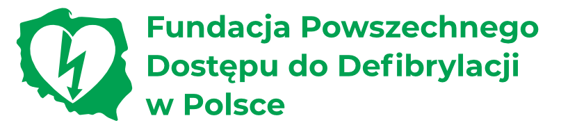 Logo Fundacji Powszechnego Dostępu do Defibrylacji w Polsce