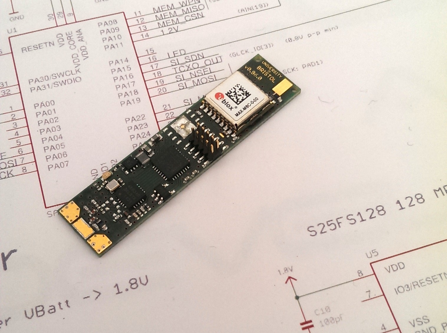 Photo of second board revision