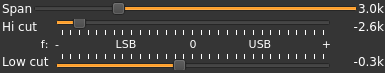 SSB Demodulator band controls LSB