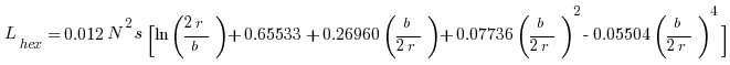 hexagonal magloop antenna inductance